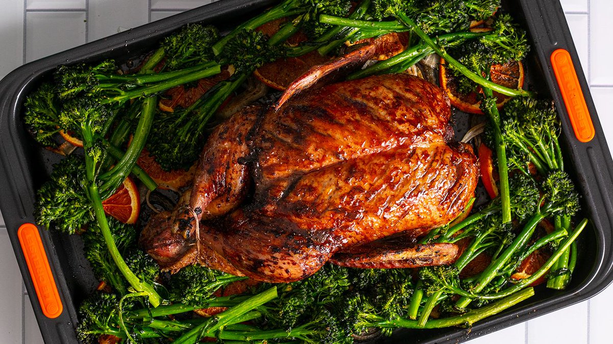 Whole roasted duck might seem like a dish only for special occasions, but our chef friends at <a href="/momofuku/">momofuku</a> have created a simplified sheet pan version so you can celebrate any day of the year.

Soy Glazed Duck with Tingly Broccolini: bit.ly/3s1BpfI