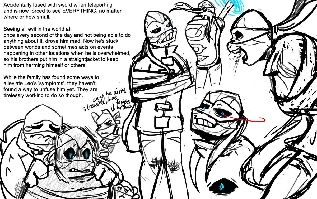 Turtle_Bones's tweet photo. This was supposed to be a quick 5 min sketch...frick. oh well, probs won't touch this again, so enjoy the edgy angst vibes  I guess✌️ #saverottmnt #ROTTMNT #RiseOfTheTMNT #ROTTMNTau https://t.co/3a81QB31eX