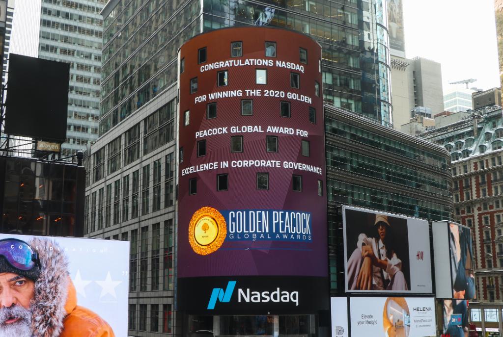 We're committed to good corporate governance, risk management, sustainability, and diversity and inclusion.

In recognition of this commitment, @Nasdaq received the @iodglobal Golden Peacock Global Award for Excellence in Corporate Governance.

Learn more: https://t.co/rSaHoZG5BS https://t.co/wsHWFAQdG3