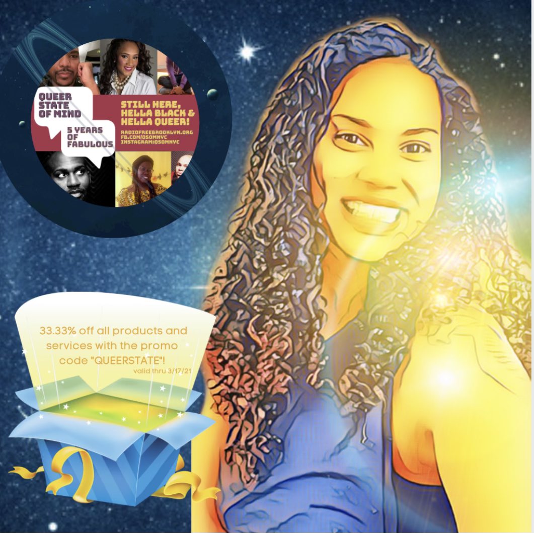 Our interview with @noellethevibe is now available everywhere you get your podcasts. Listeners can now get a 33% off of Noelle's products with promo code "QUEER STATE". Tune in, rate, review, and subscribe to the podcast! 
#astrology #podca