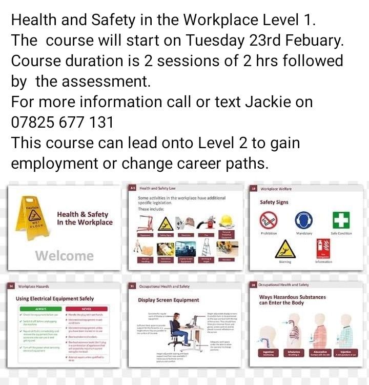 knowsleyFACE (@faceknowsley) on Twitter photo New Health and Safety in the Workplace starts Tursday 23rd Feb.
<a href="/LisaCover12/">Lisa Cover</a> <a href="/KnowsleyPlaces/">Knowsley PlacesToGo</a> <a href="/flourish_cic/">flourishandsucceed CiC</a> <a href="/Centre63kirkby/">Centre 63</a> <a href="/TownPrescot/">Prescot Town Council</a> <a href="/OneKnowsley/">One Knowsley</a> New Health and Safety in the Workplace starts Tursday 23rd Feb.
<a href="/LisaCover12/">Lisa Cover</a> <a href="/KnowsleyPlaces/">Knowsley PlacesToGo</a> <a href="/flourish_cic/">flourishandsucceed CiC</a> <a href="/Centre63kirkby/">Centre 63</a> <a href="/TownPrescot/">Prescot Town Council</a> <a href="/OneKnowsley/">One Knowsley</a>