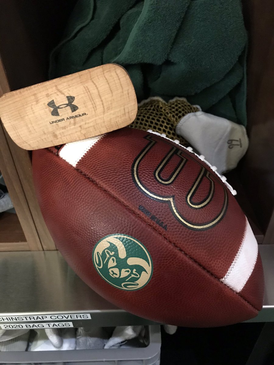 CSUEquipment's tweet image. Spring ball is around the corner for @CSUFootball 
60 balls broken in! S/O to @WilsonFootball for being a great partner. Only the best for our players!!!