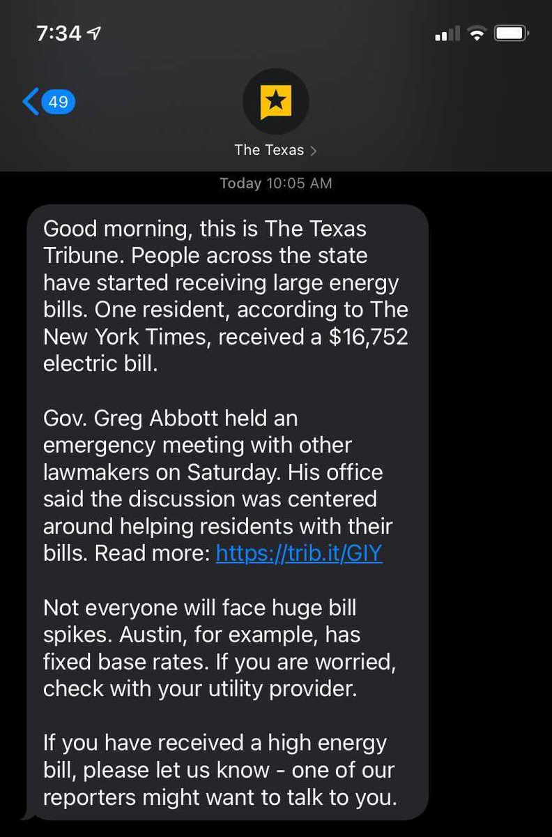 i check google trends and i write a headline for an editor optimized for what terms readers are searching for to find info on power bills. i take a pass through the questions readers have sent us over text message. i then write a new text message about power bills.