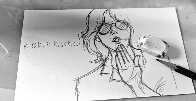 ☕Time

落書き
投げキッスと言ったら
ニセさんよね♥
#ニセ明 
#創造  とつけていいのか???

後で色塗ろうっと……… 