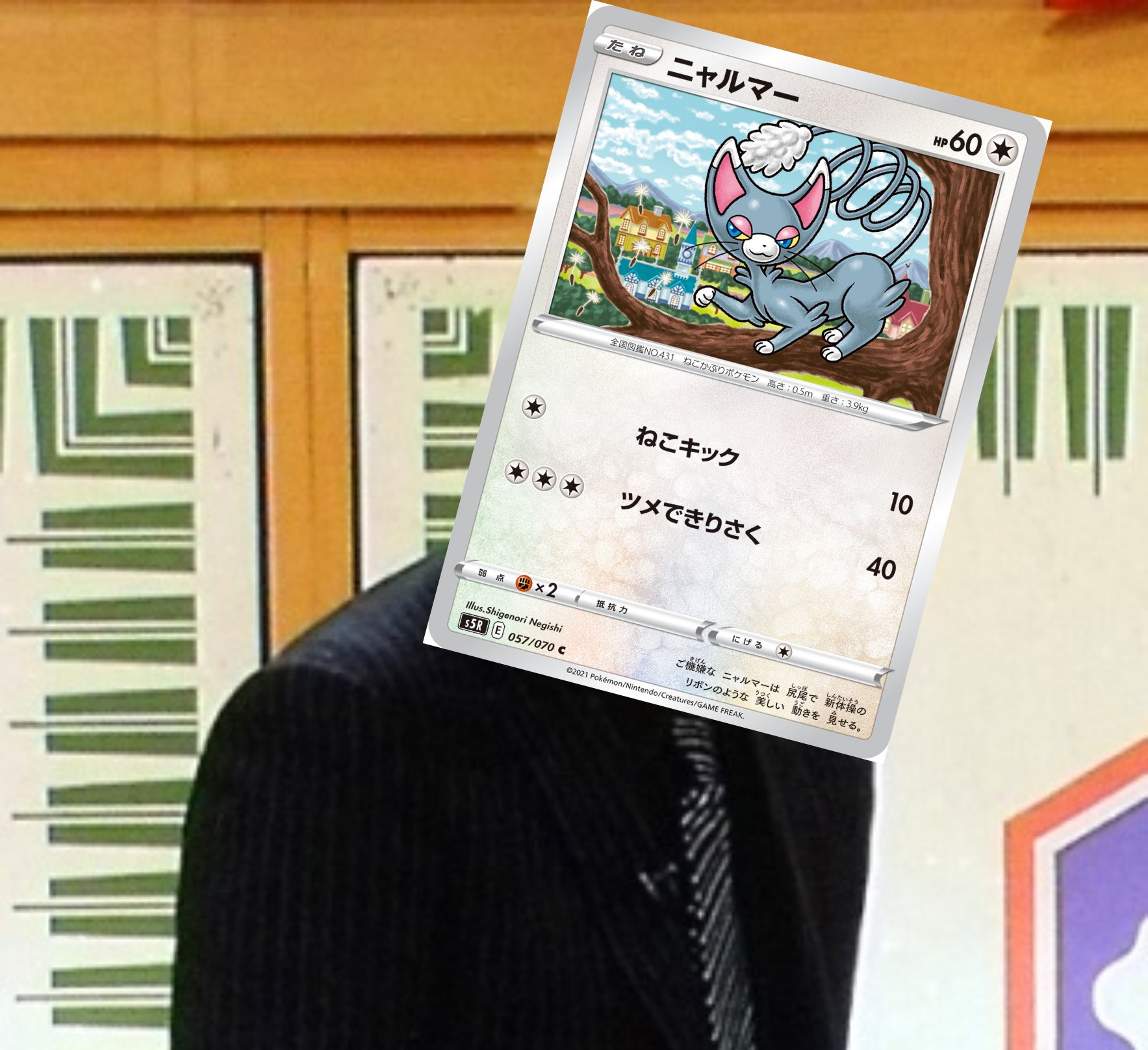タク ねこびよりを覚えればデッキに入れてもらえますか ニャルマーです 名前の由来が鳴き声とです ニャルマーです ポケモン総選挙7では462位でした ニャルマーです ポケgoのボール当たり判定がガバいとです ニャルマーです ねこびより