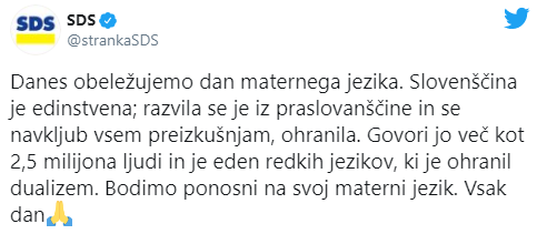 KeyserSozeSi's tweet photo. Vse kar morate vedeti o SDS in slovenščini. V treh poskusih. 🤣🤣🤣 https://t.co/eSVfH61iPX