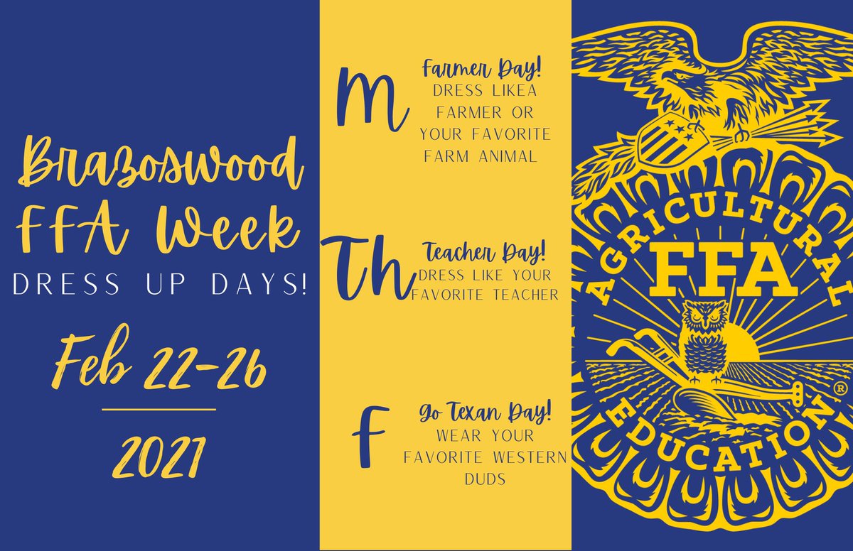 Don’t forget it’s National FFA week this week!!!