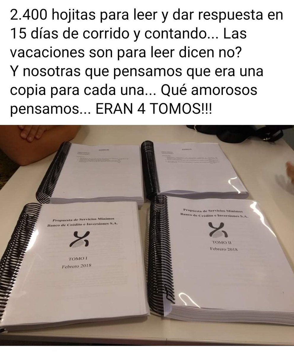 Felíz aniversario <a href="/BancoBci/">Banco Bci</a> !!! 
Hoy no se nos olvida nuestro aniversario... 3 años sin que la <a href="/DirecDelTrabajo/">Dirección del Trabajo</a> resuelva los SSMM 🎂🎈🎉
Se estarán leyendo un tomo por años??? 🤔