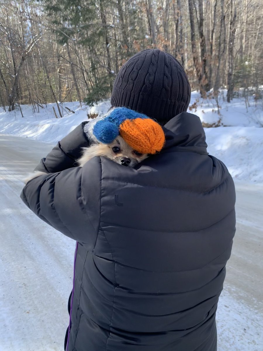 Sometimes all you need is a warm hug. 🥰 #puppylove #cuddles