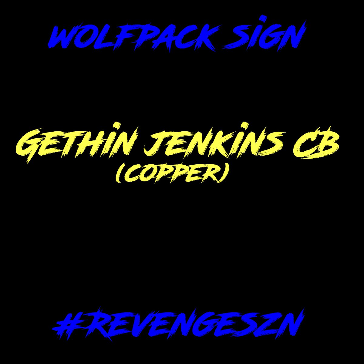 We have signed CB Gethin Jenkins (copper)