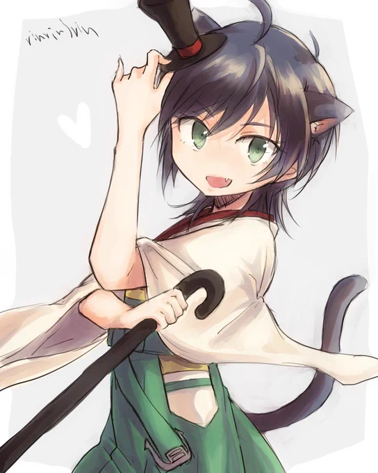 #猫の日
陽炎、夕張ちゃん、松風(再掲) 