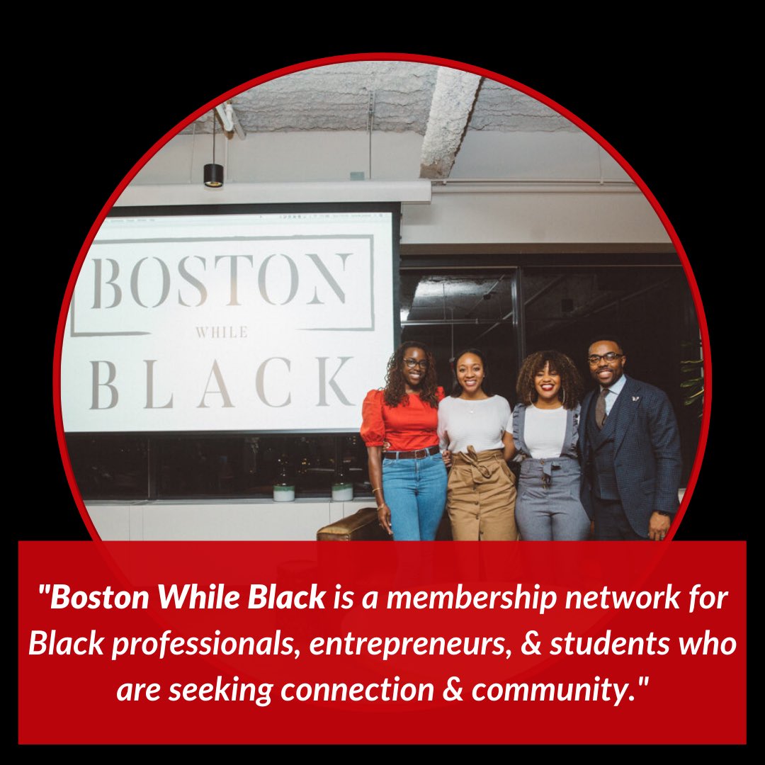 BostonBadgers's tweet photo. Entering the last week of #BlackHistoryMonth, we wanted to feature another great organization in our Boston community, @boswhileblack 🌟 See the last photo for how you can reach out and get involved! https://t.co/QXeiinb6i6