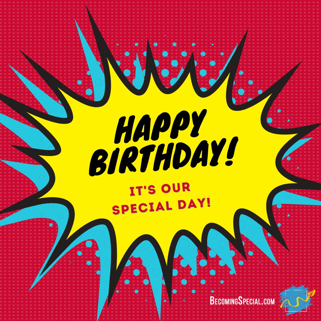 BecomingSpecial's tweet photo. Today is our Birthday!  Becoming Special officially turns 1 year old today.  Thank you for encouraging others by sharing our posts, letting your friends know about our resources, and taking the time to learn how to become special!  
#happybirthday #becomingspecial #specialneeds https://t.co/MRzN57WCRb