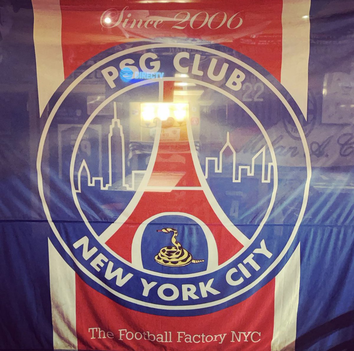 psgclubnyc's tweet photo. We are 15 years old today. Cheering for @PSG_inside since 2006 here in #NewYork @FFactoryNY
———
#PSG #psgforever #icicestnewyork #oldestfanclub #psgclub #psgnyc #AllezParis #IciCestParis https://t.co/QtucXIYuDx