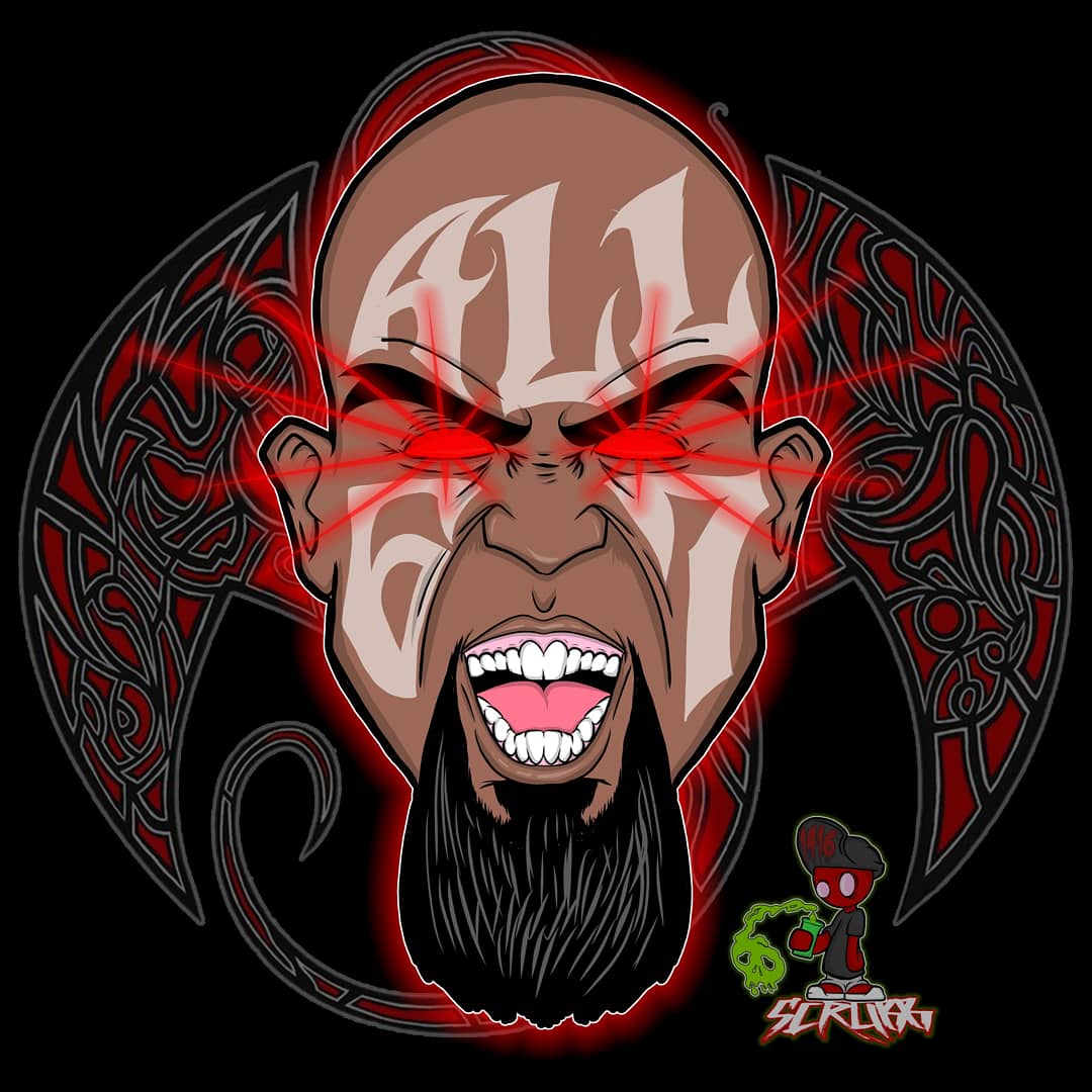 Scrubby1416's tweet photo. @TechN9ne digital drawing by me... only thing I didnt make was the strange logo otherwise rest by me #ScrubbyArt #artwork #illustration #TechN9ne #StrangeMusicInc #Chaaa https://t.co/txgSmvl3WI