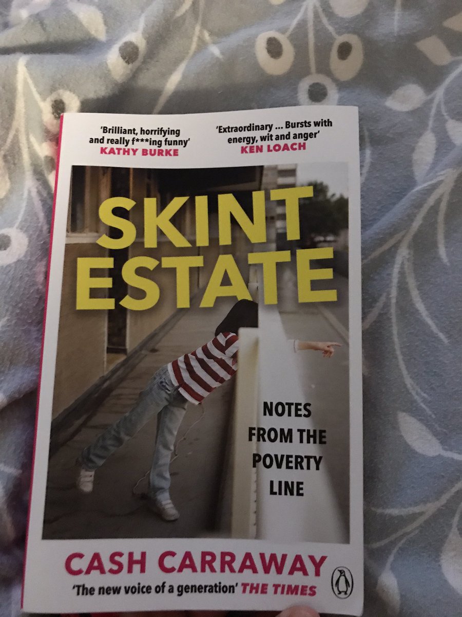 Just finished reading Skint Estate by @CashCarraway it’s taken me the best part of 3 weeks - some nights I could only manage a few pages before having to set it down from sheer anger at the injustices dealt to the most vulnerable for the crime of being poor. Absolute must read.