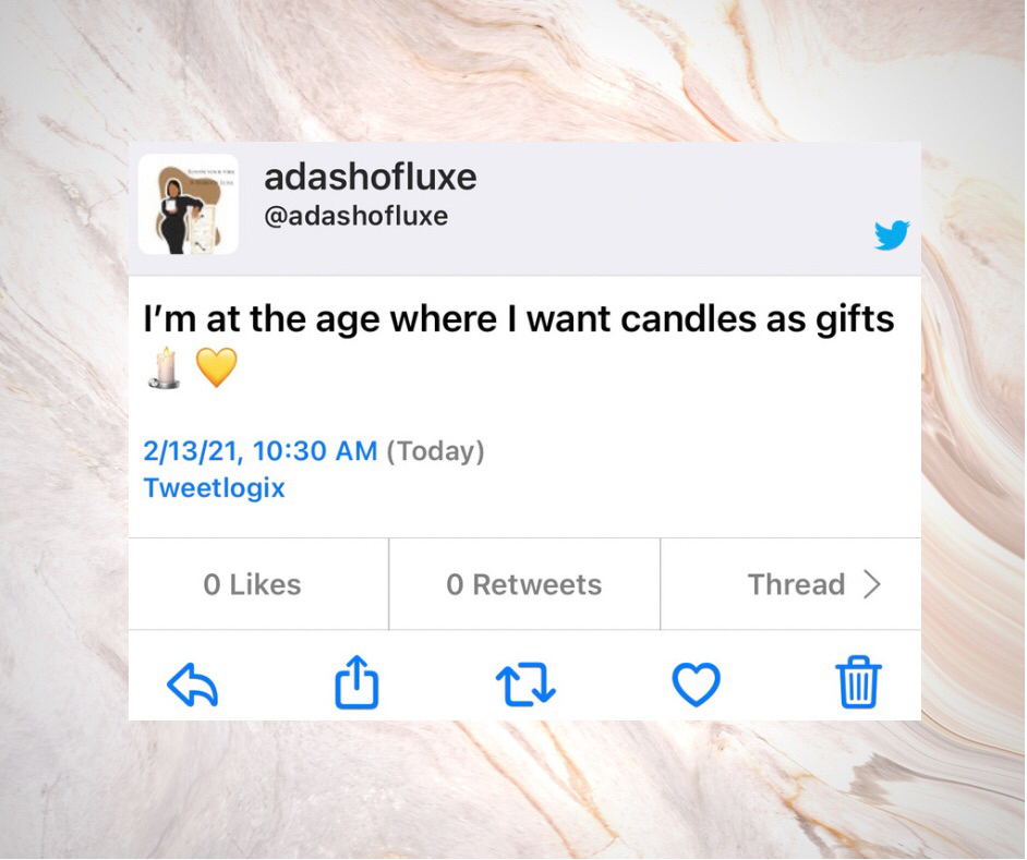 adashofluxe's tweet photo. Who’s with me!?! 

Candles, target gift cards &amp; lots of flowers! Lots and lots of flowers🌻🌹🌺🥰♥️

Make the right choice by buying your loved ones  a “Luxe Bucks” gift card from us. So they can buy what they really want 😊️

Click the link in our bio 🖥 https://t.co/SBZZeLyaVx