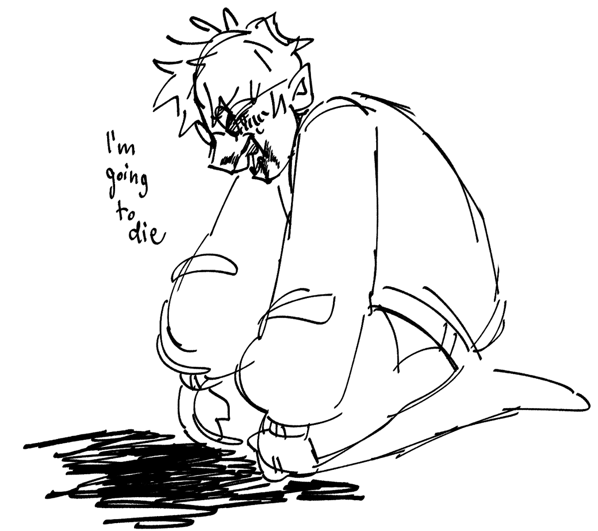 // kinda mentioned death ?? puke

these two yeah 