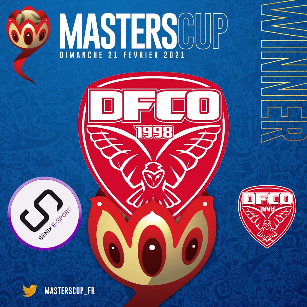 VAINQUEUR DE LA 4EME ÉDITION

🏆 @DFCO_clubpro 
🥈 <a href="/SenixEsport/">Senix E-Sport</a> 
🥉 <a href="/DFCOesp_clubpro/">DFCO A.C</a> 

#eSports #esport #MastersCup #PS4 #PS5 #FIFA21
