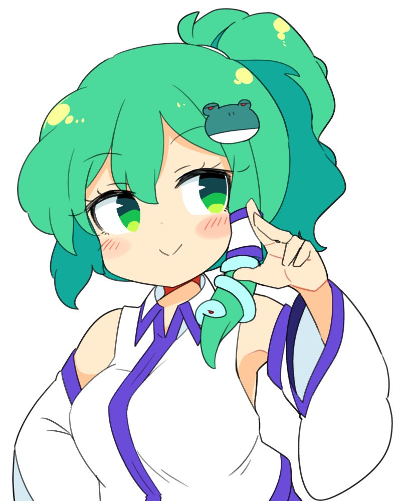 東風谷早苗 「おはさなえ 」|いにのイラスト