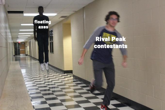 RivalPeak's tweet photo. What's that behind you!? Make sure to help out your favorite contestant by going to the instant game now! 

#RivalPeak

https://t.co/7GbRYSQy3G https://t.co/XRwxZzo4yg