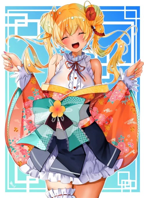 ねねち×お正月 #女の子 #ホロライブ #桃鈴ねね #ねねアルバム https://t.co/dOaFbGQ8lV 