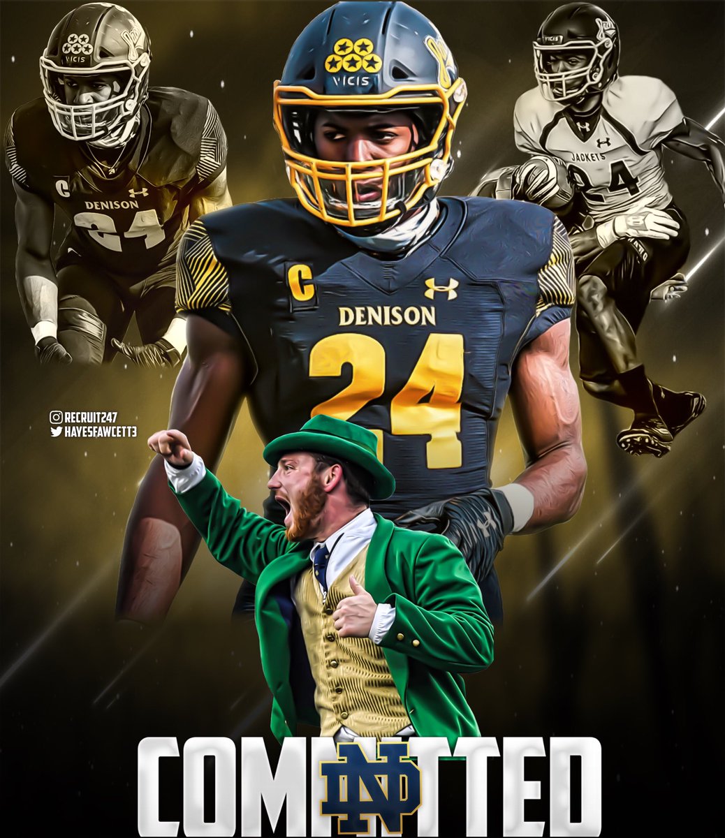 Jadarian15's tweet image. COMMITTED!☘️ Happy Birthday Mom!💚@NDFootball #IGTBAYJ