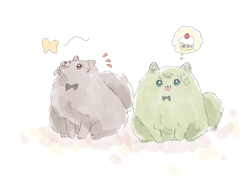 カフェパレのポメンタル属性(?) ※犬化 