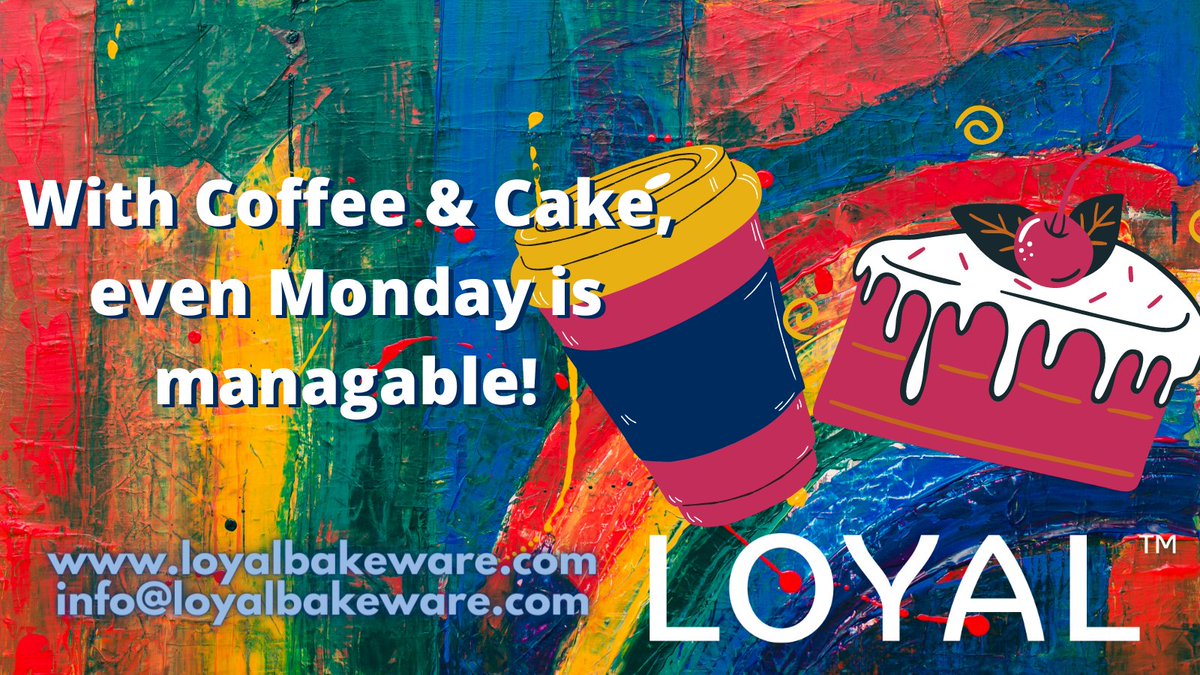 I'm on my second coffee of the morning already... cake will be had soon.
How is your Monday going?