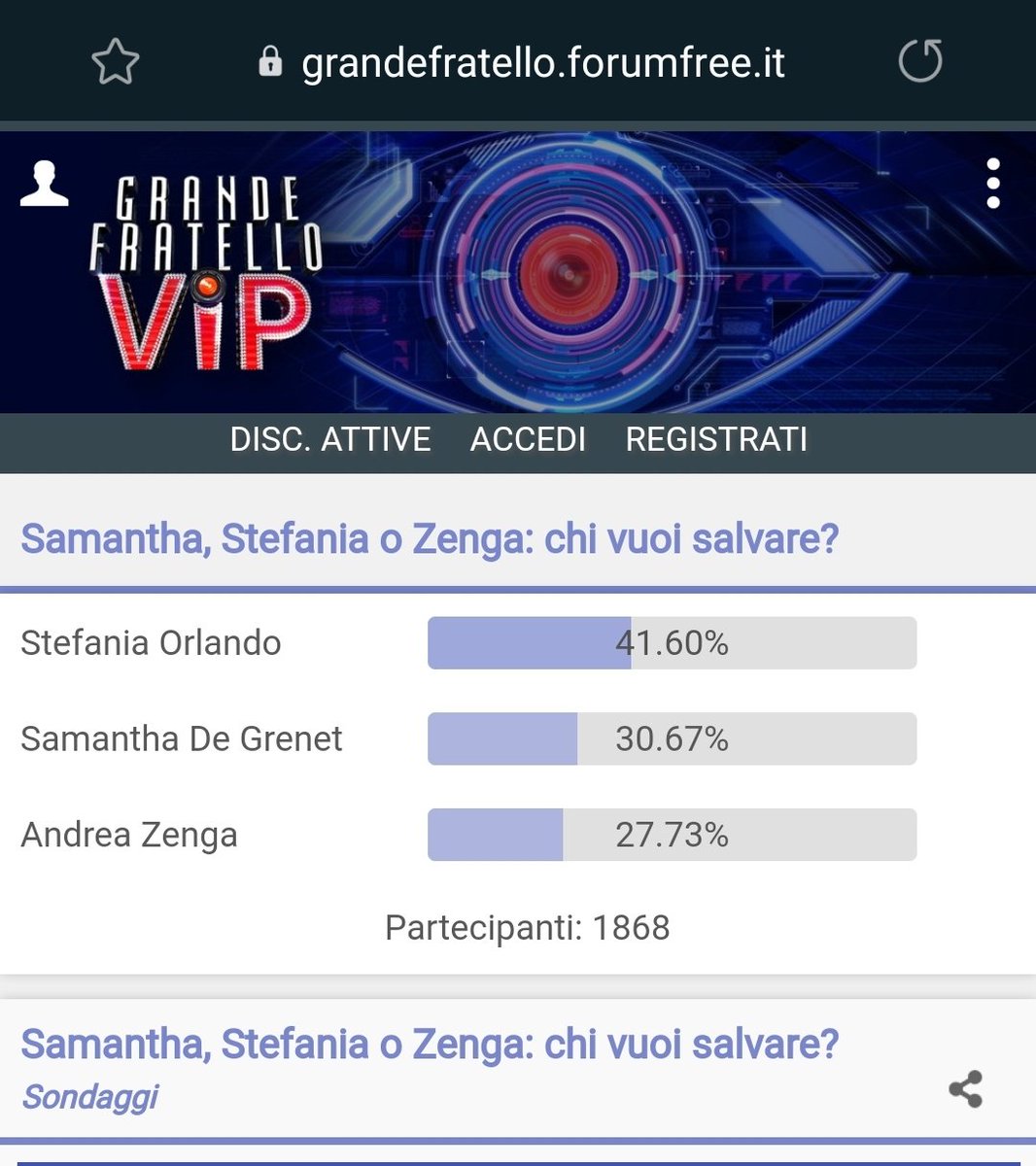 Forumfree Grande Fratello