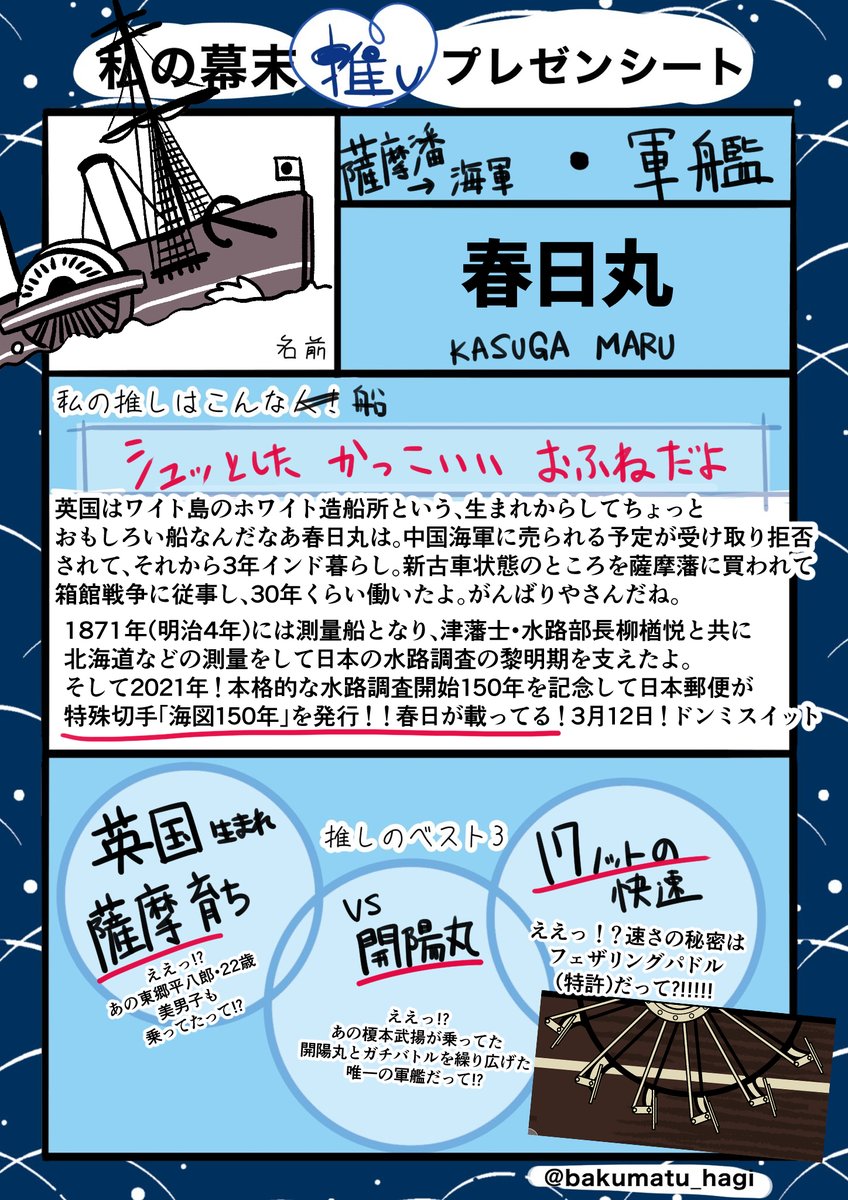 #幕末の推しを見てくれ
あの、春日ですよ。
どの春日だよ! 