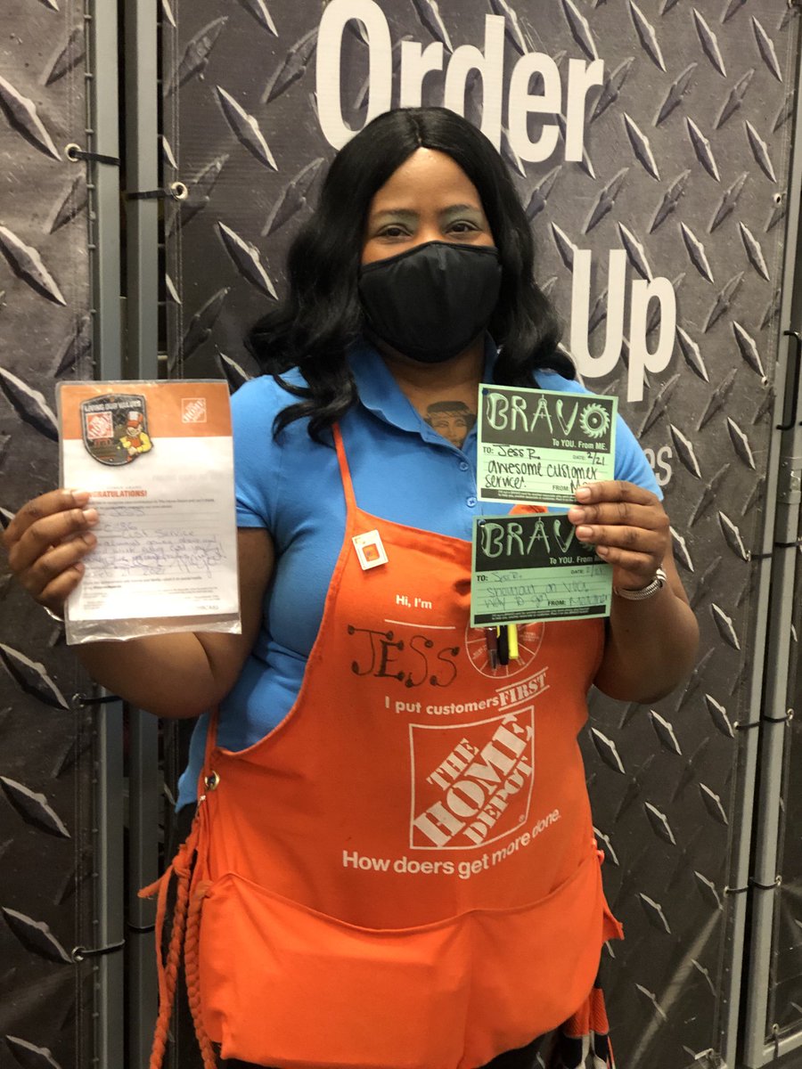 I received two bravos one for great customer service and the other for two VOC surveys today and a Homer Badge for using GET with several  customers!
