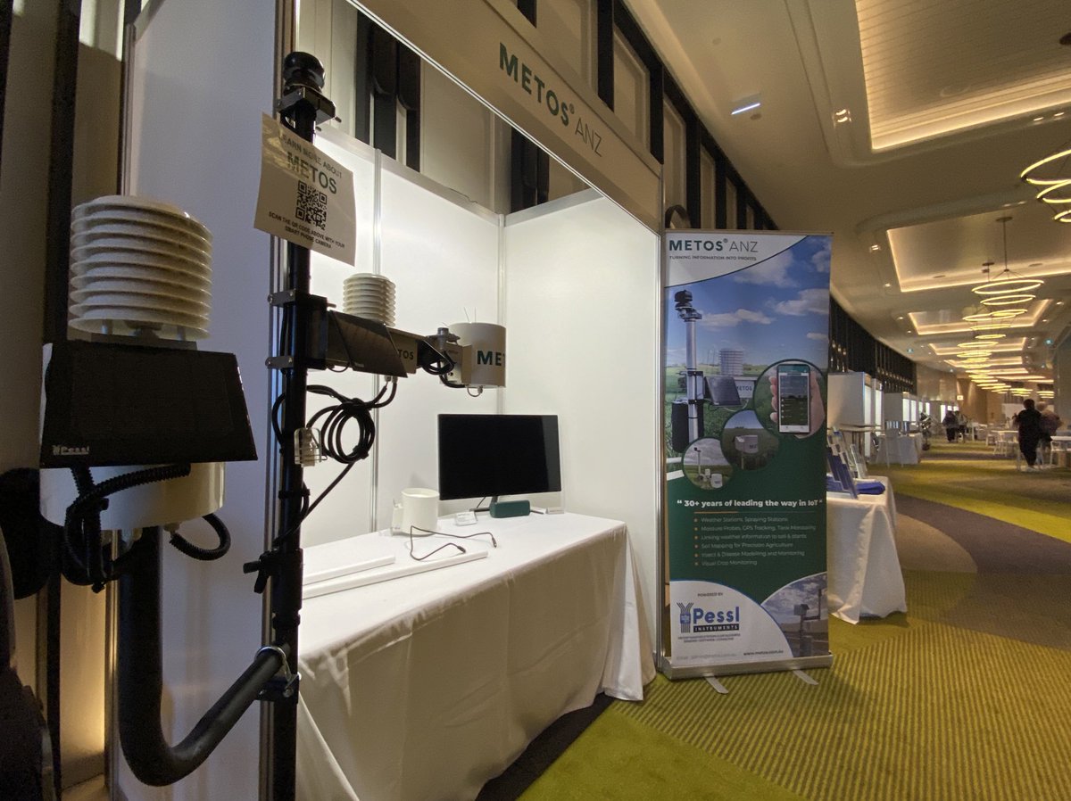 We are proud to be part of this years <a href="/GRDCWest/">GRDC West</a> Updates in Perth, Western Australia. If you are at the updates come and catch up with Hayden at our booth between presentations! #grdc #metos #pessl #GRDCUpdates