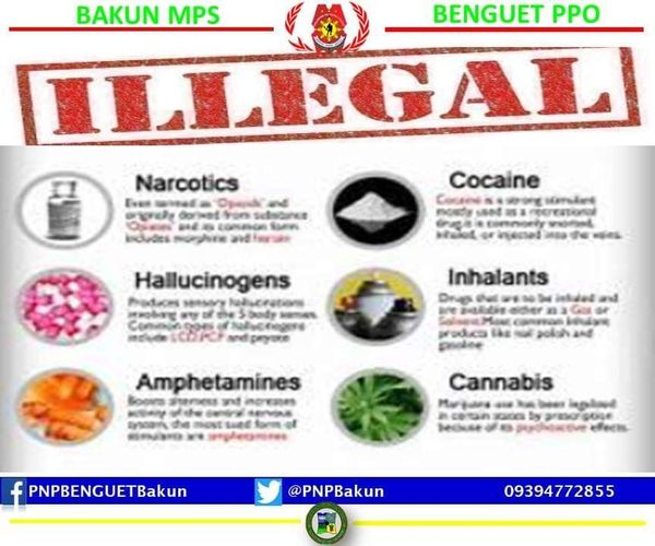 PNPBenguetBakun's tweet photo. Laging tandaan ang pag gamit ng pinagbabawal na gamot ay nakakasira ng kalusongan lalo na sa iyong kinabukasan.
#PNPKakampiMo
#StopUsingIllegalDrugs
#loveyourselfie @PNPBenguet_PPO https://t.co/4L5AbgqjwT