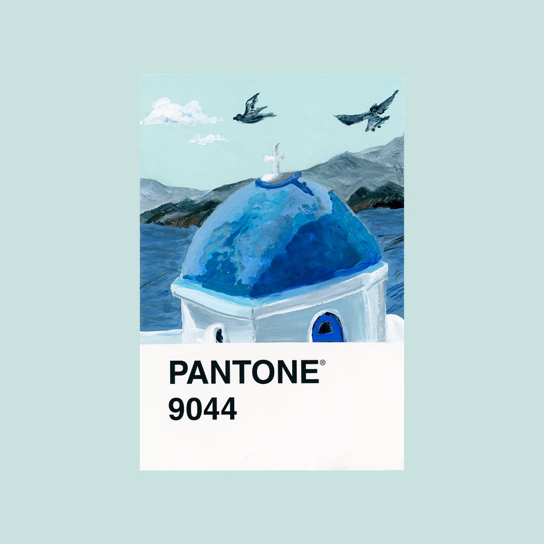 Fiza Pirani on X: 100/100 of the Pantone postcard painting challenge :)  Thanks for following along!!!! You can see 'em all plus process videos on  my art Insta page ( and find