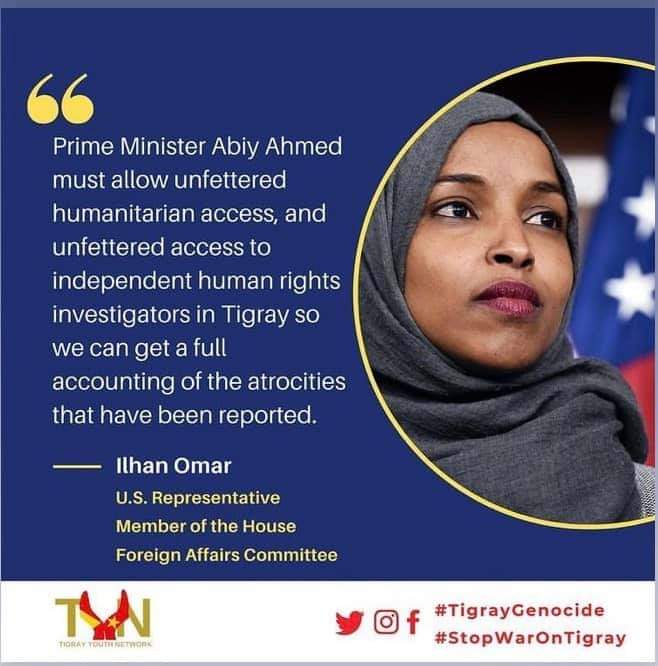 @UN @EU_Commission @CNN @IlhanMN @jaketapper @andersoncooper @donlemon @MSNBC @maddow @NPR @BBCWorld @SecBlinken @VP @YohannesAbraham @AmbRice44 #TigrayGenocide #AllowAccessToTigray #WeaponizedRape #FamineOnTigray #EritreanTroopsOutofTigray 
What Rep Omar said! Truth be told...🙏