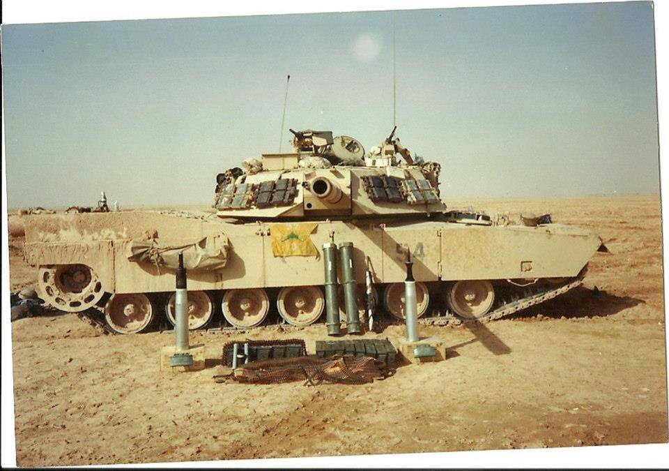 1st Cavalry Division M-1A1 Abrams Tanks Operation Desert Shield 8x12 Photo 