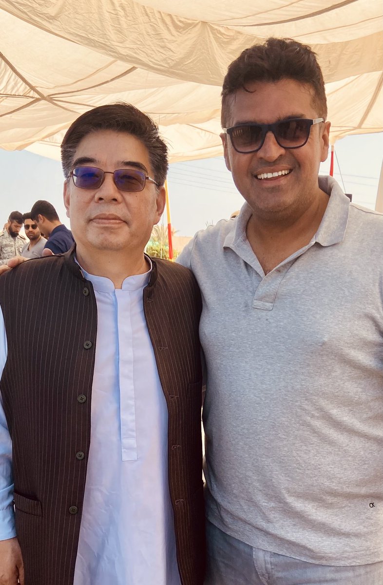 I met with Chairman China Overseas Ports Holding Mr.Zhang Baozhong.He told me about the great initiatives &amp; projects that are creating jobs for local population. The Chinese vision for CPEC is a game changer for entire Pakistan not just Gwadar &amp; must be understood &amp; appreciated.