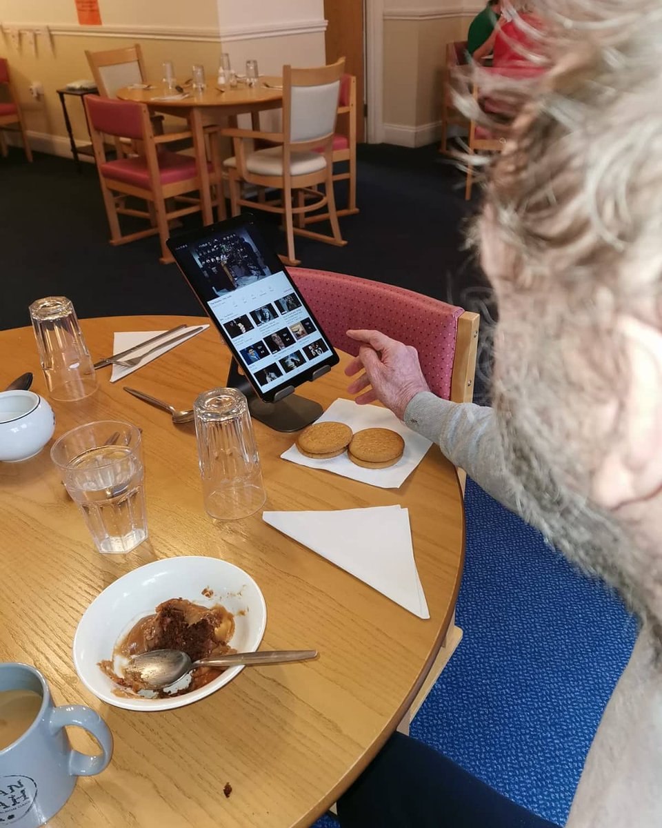 torcare's tweet photo. It's been a busy time @torcare. Our residents have been enjoying some armchair exercise, bingo &amp; learning new skills, such as navigating their tablets for music. We've also welcomed new fish &amp; Max the resident cat has kept us happily entertained! #CareHomeLife #Cornwall #carework https://t.co/xHKOEwlBwt