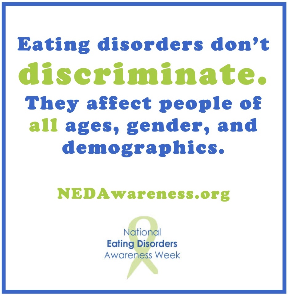 HMHS_OMM_Club's tweet photo. This week is National Eating Disorders Awareness Week! Learn more and join @nedastaff's movement to ensure ‘Every Body Has a Seat at the Table’- this week, we'll be sharing daily resources, articles, and quotes regarding body image, disordered eating, and eating disorders :) https://t.co/GKeqzhc850