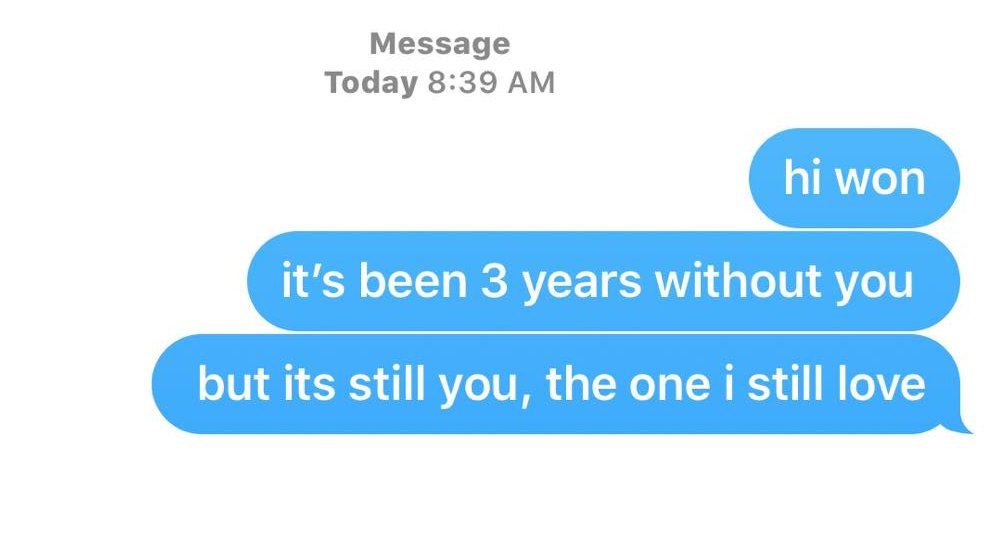 — IF ITS YOU , a jaywon oneshot au . 

where in the time when i loved you so much, was also the time you left.