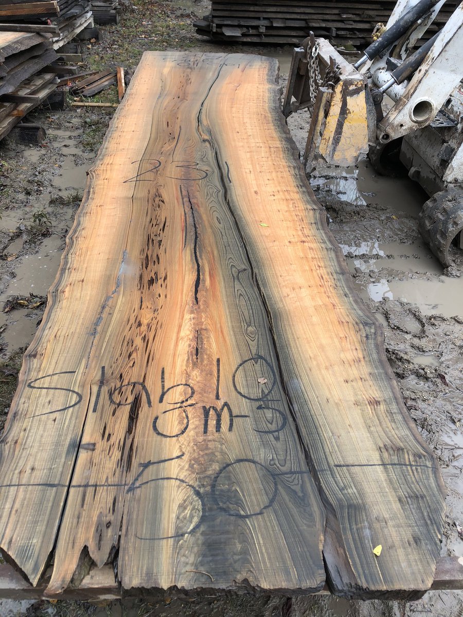 I am so mesmerized at the beautiful color and grain in these slabs . They are 20 feet long and average 50 inches wide  #logging  #swamplogging #rivertable #cypress #sinkercypress #sawmill #liveedge #liveedgewood #liveedgetable #liveedgeslab #liveedgefurniture #wood #woodworking
