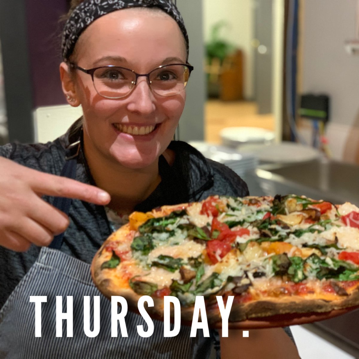 Pizza comeback. Thursday Only. You comin’? #pizza #thislittlepig #pizzanight