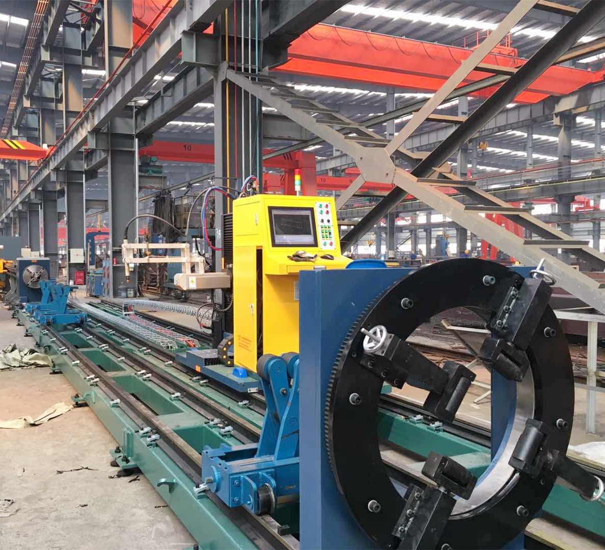 8 axis pipe tube profile flame plasma machine cnc drill pipe application :
Material :Carbon steel , stainless steel ,aluminum
Type :round pipe , square tube , rectangular tube