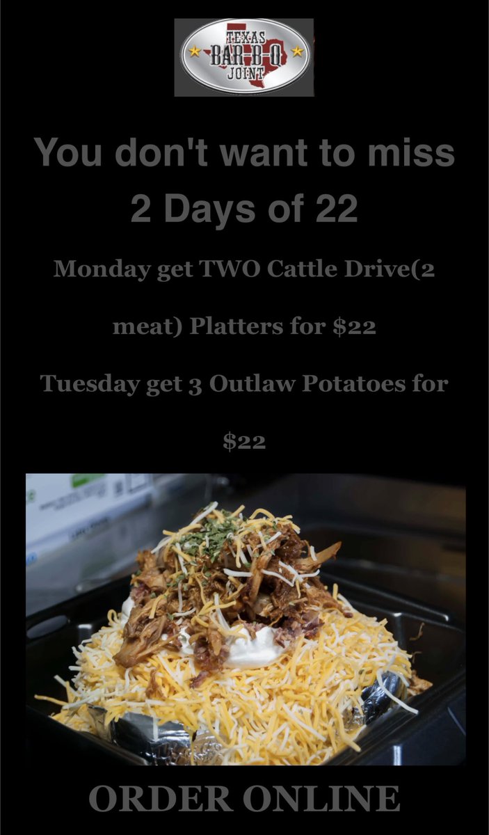 ‼️SPECIALS FOR MONDAY &amp; TUESDAY‼️ #roc