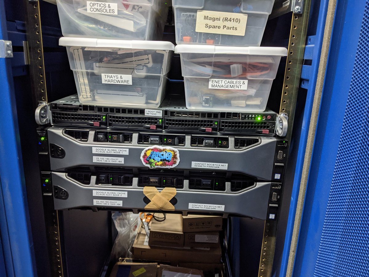 It feels so empty without the 6500!

Bright side, so much more room for activities and cache appliances.