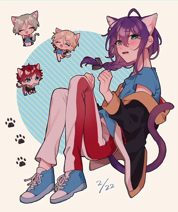 ねこの日ダーッ‼️🐈🐱 