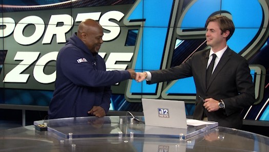 Noah Newman (@noahnewmantv) on Twitter photo Thanks to Jackson State defensive coordinator @CoachThurmanJSU for stopping by the studio to discuss JSU's impressive debut! Catch the interview at 10:20. <a href="/WJTV/">WJTV 12 News</a> Thanks to Jackson State defensive coordinator @CoachThurmanJSU for stopping by the studio to discuss JSU's impressive debut! Catch the interview at 10:20. <a href="/WJTV/">WJTV 12 News</a>