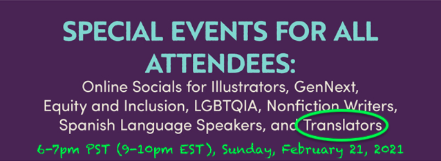 Gracias mil <a href="/AveryUdagawa/">Avery Udagawa</a> @AprilFPowers and Zoom guru, Julian Petri for a wonderful #scbwitranslation social!👏👏👏