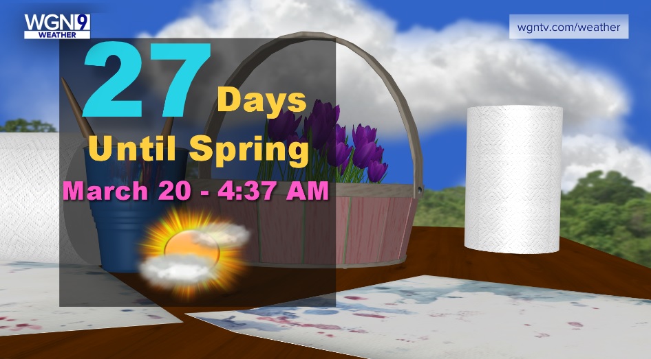It's cold.  It's snowing. Don't worry #Chicago, it will all be over soon. We are less than one month away from the start of #spring.